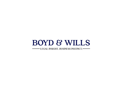 concept for law firm Boyd & Wills™ 99d adobe branding design designer illustrator last design of the year logo logotype text