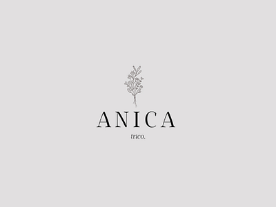 Anika Branding Project. adobe art branding classy client custom design designer elegant flat freelance illustrator logo minimal product simple solid