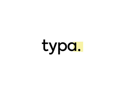 typa. 2d adobe art branding classy client custom design elegant flat freelance illustrator logo minimal simple solid