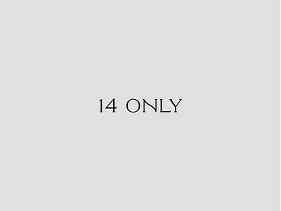 14 Only ™ Branding Concept.