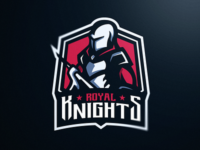 Royal Knights branding esportlogo esports esports logos for sale gaming gaming logo illustration logo logos vector