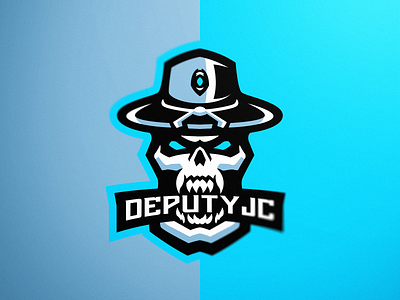 DeputyJc eSports Mascot Logo custom custom logo custom typeface esportlogo esports gaming illustration mascot mascot logo skull skull logo sports sports logo typeface
