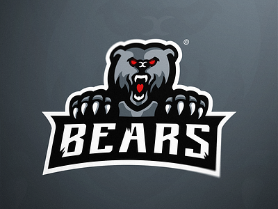 "Bears" eSports Logo (for sale) aggressive bear esportlogo esports esports logos for sale gaming gaming logo illustration logo logos vector