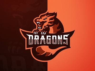 "Dragons" eSports Logo