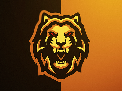 Lion eSports Logo branding design esportlogo esports esports logos gaming gaming logo gold illustration lion lion logo logo logos mascot logo vector wild