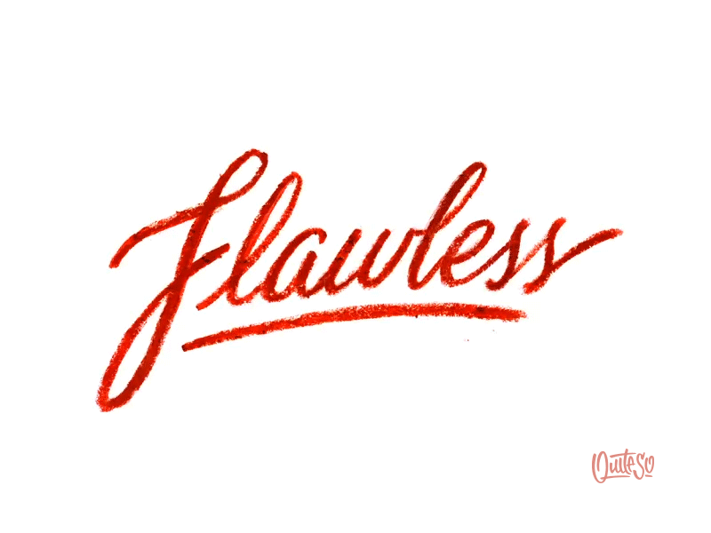I woke up like this flawless lettering lipstick script typography