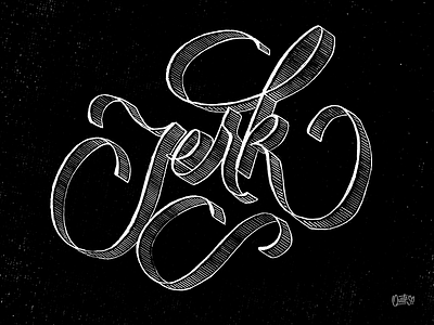 Type Jerk jerk lettering script sketch type typography