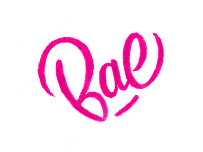 Bae day bae day lettering makeup script type typography valentines