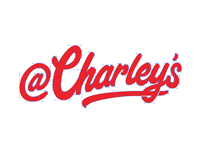 @Charley's bezier beziers charleys lettering logo process script type typography