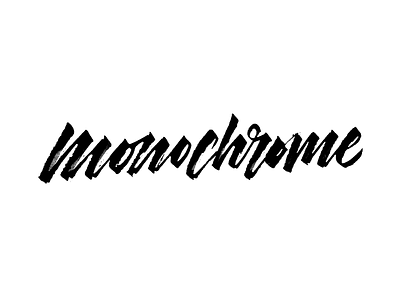 Monochrome calligraphy ink lettering pen ruling script