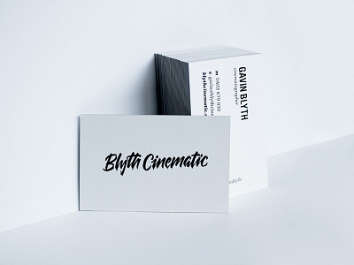 Blyth Cinematic business cards