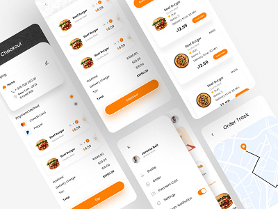 Online Restaurant App Design Food Delivery Mobile App app appdesigner delivery delivery app delivery service design digitalproductdesign eating food food app food delivery application food delivery service food design food order foodie illustration ui uiux