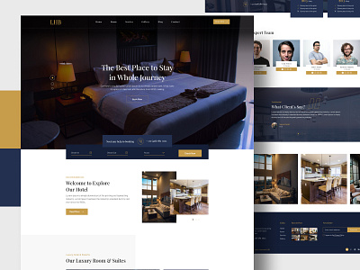 Luxury Hotel Booking Template appdesigner booking template design digitalproductdesign hotel booking hotelmanagement illustration landing page luxury hotel uiux uiuxdesign ux web design website