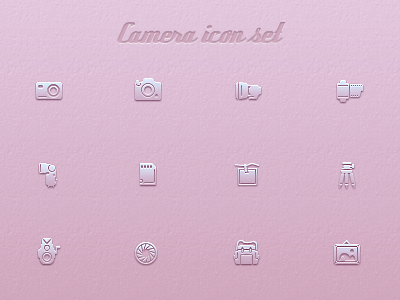 Camera icons camera icon