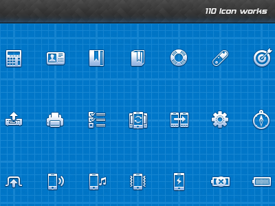 110icons folder game office settings weather