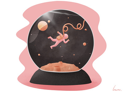 Spaceball design illustration