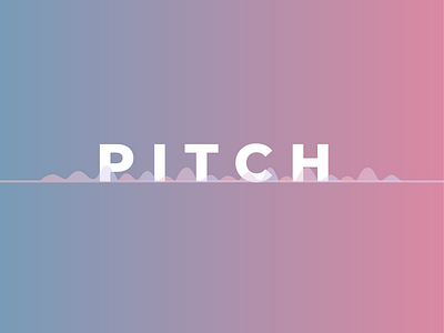 Experiments- 09 audio spectrum dailychallenge design distortion dribbble flat logotype minimal minimal art pitch vector waves word wordmark