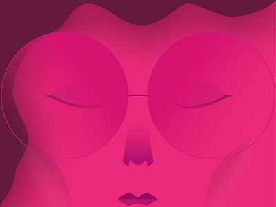 Experiments- 10 colors daily dailychallenge design dribbble flat illustration minimal pink vector woman woman illustration