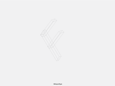 Letter F 36daysoftype design identity illustration illustrator indiefolio minimalist typogaphy