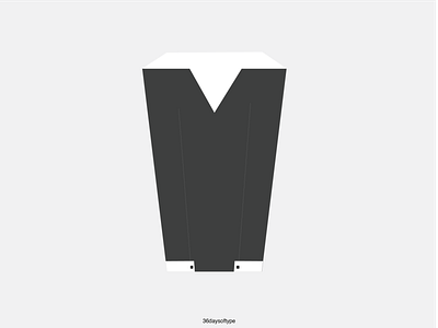 Letter M 36daysoftype alphabet illustration illustrator indiefolio language minimalist typogaphy