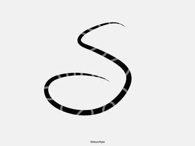 Letter S 36daysoftype alphabet illustration illustrator indiefolio language minimalist typogaphy