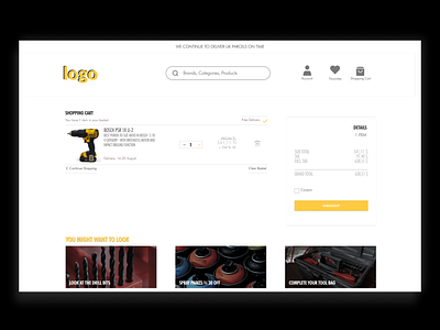 Shopping Cart UI e commerce ecommerce shopping ui uidesign web design webdesign