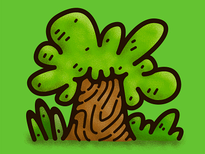 Arbolito / Little tree arbol bush cartoon decoration doodle green illustrations nature sign symbol vector