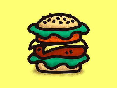 Burger Scribble burger decoration design doodle food illustration illustrations line meat vector