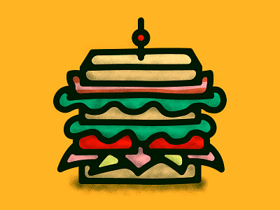 Sandwichito cartoon decoration design doodle food illustration illustrations logo sandwich vector