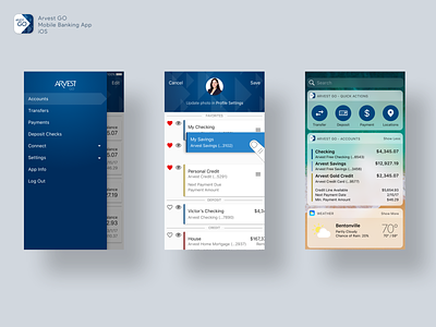 iOS Mobile Banking App ios design mobile banking app ui