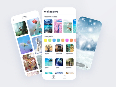 Wallpapers App UI