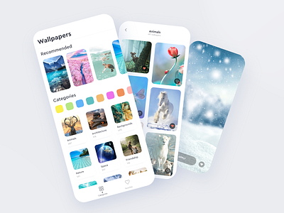 Wallpapers App UI