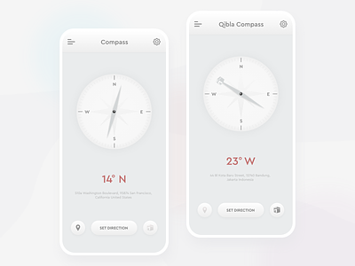 Compass & Qibla Compass UI muslim app