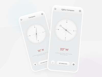 Compass & Qibla Compass UI