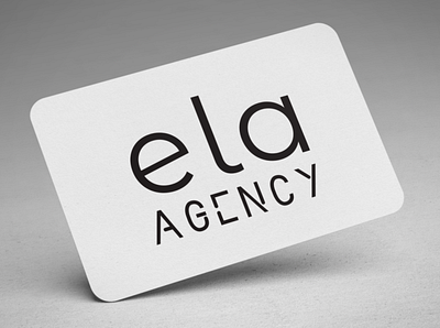 Ela Agency Logo Design brand branding design logo logo design sketch