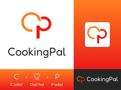 CookingPal Logo Design brand branding cook cooking design figma graphic graphic design illustration logo logo design pal sketch ui ux vector