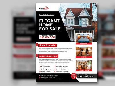 Real Estate Flyer Template Design