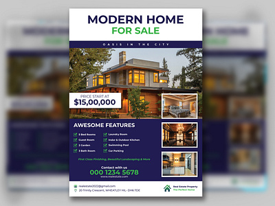 Real Estate Flyer Template Design