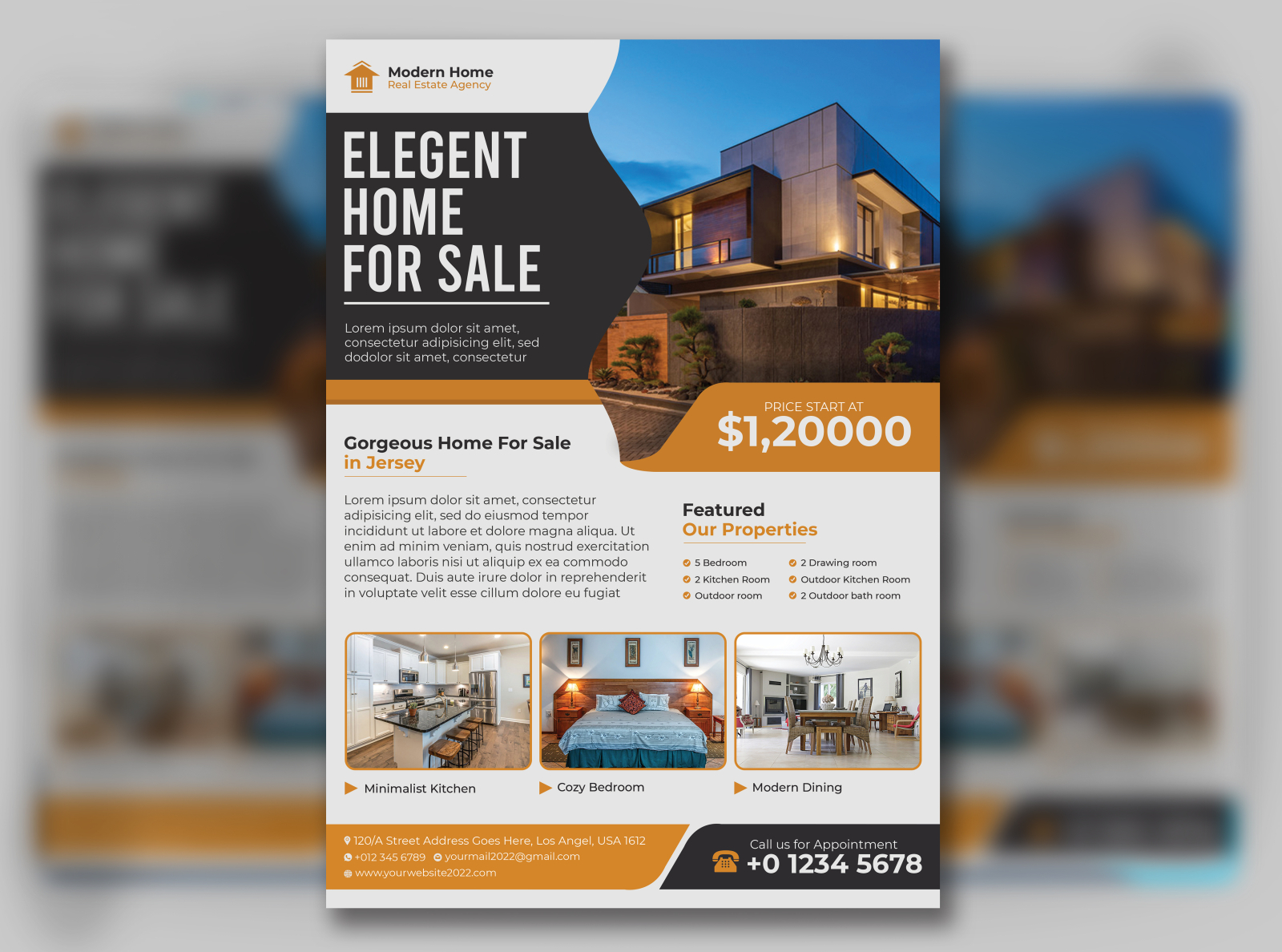 Real Estate Flyer Template Design By Md Abdulla Al Noman On Dribbble