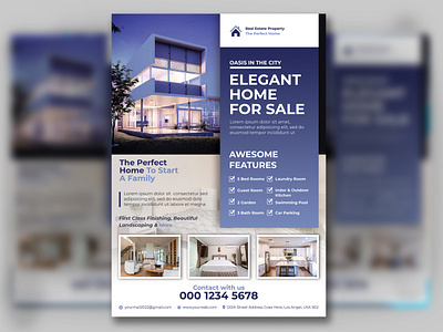 Real Estate Flyer Template Design