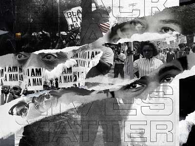 Past & Present / BLM angela davis black blm civil rights design digital art equality graphic design james baldwin malcolm x muhammad ali photoshop protest typography