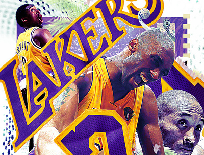 Kobe! design digital art graphic design kobe nba photoshop sports tribute typography