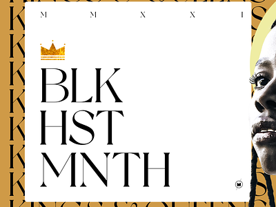 BLK • HST • MNTH black history black history month branding design design art digital art graphic design type typography