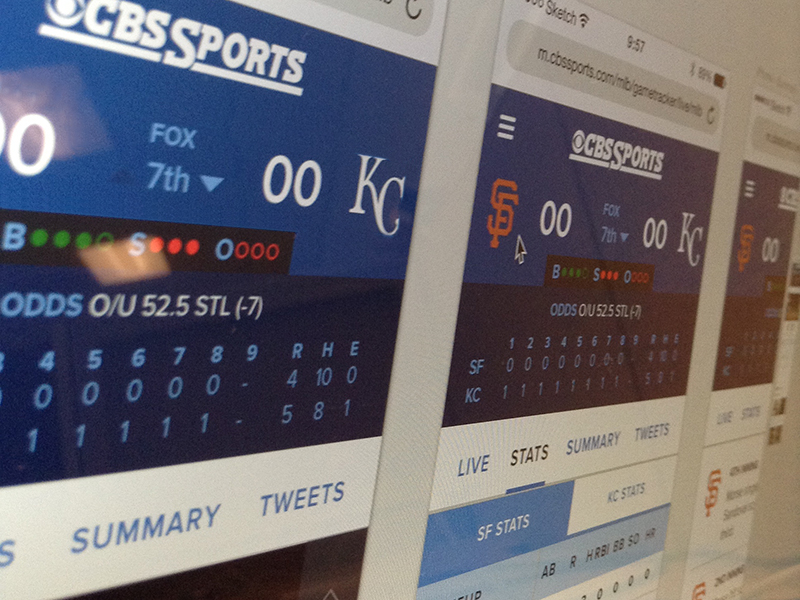 2016 CBSSports NFL Gametracker by Greg St. Fleur-Dubois on Dribbble