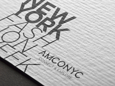 AMCONYC Rebrand / Flyers