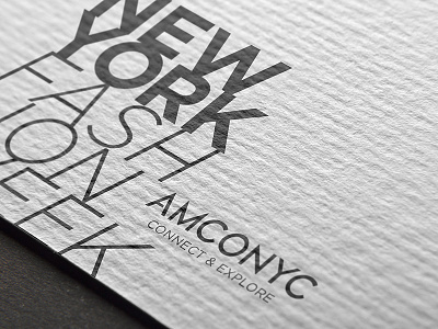 AMCONYC Rebrand / Flyers amconyc branding fashion flyer design graphic design nyc photo manipulation typography