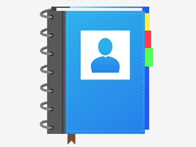 Address Book address book app icon vector