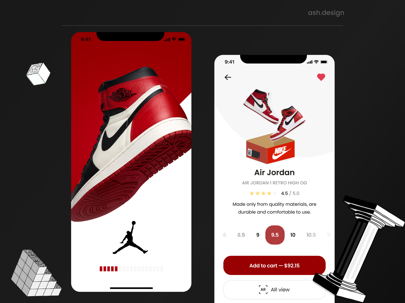 Footwear | App by Ella Shteier on Dribbble