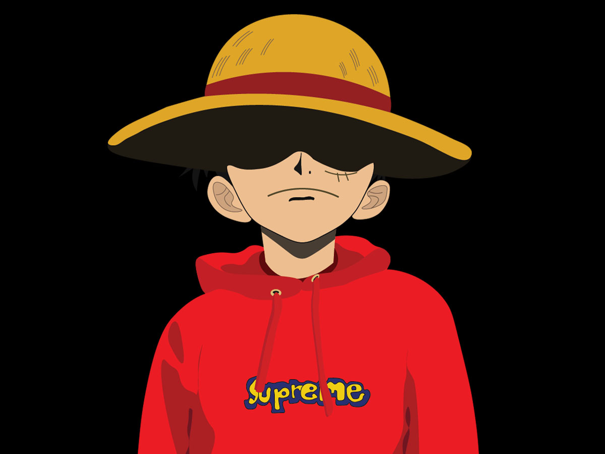 Luffy x Supreme by Phenix Tang on Dribbble