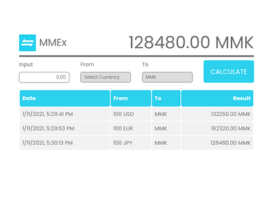 Exchange Calculator